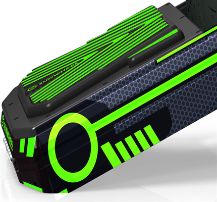 Rad-Skateboard des halben Liters eins des Rad-1000w 1 elektrisches mit Batterie 7A