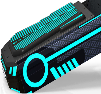 Rad-Skateboard 1000w des halben Liters eins des Erwachsen-48V 700W mit Pedal