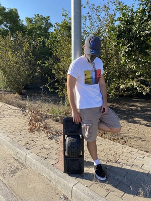 30km bis 35km ein Reifen-Skateboard 700w 1000w 1500w